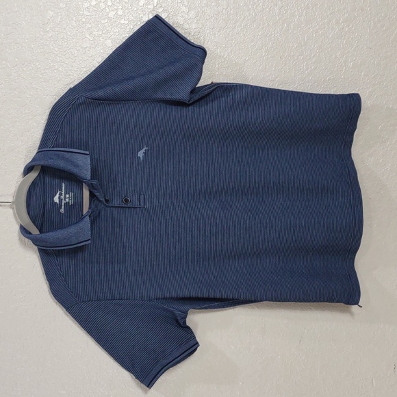Tommy Bahama, Size M,Blue Polo Shirt - Picture 1 of 16